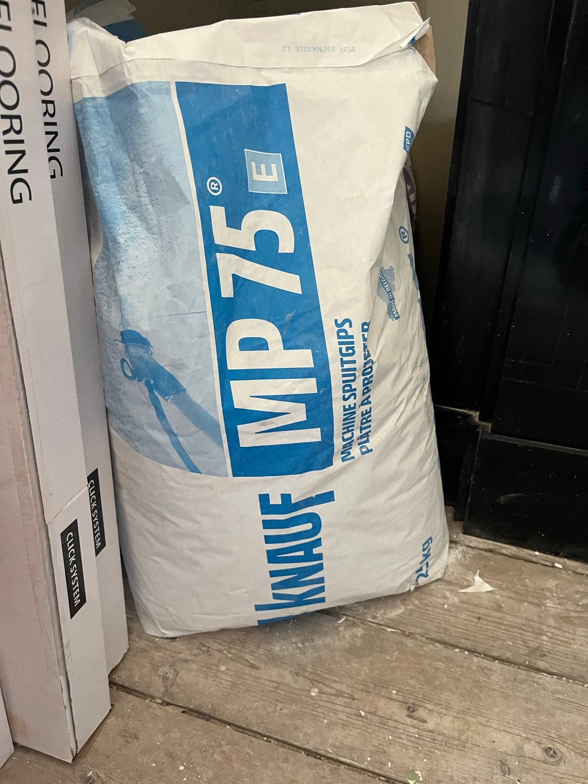 Knauf MP 75 E en Fix & Finish stucmortel, Ophalen, Nieuw
