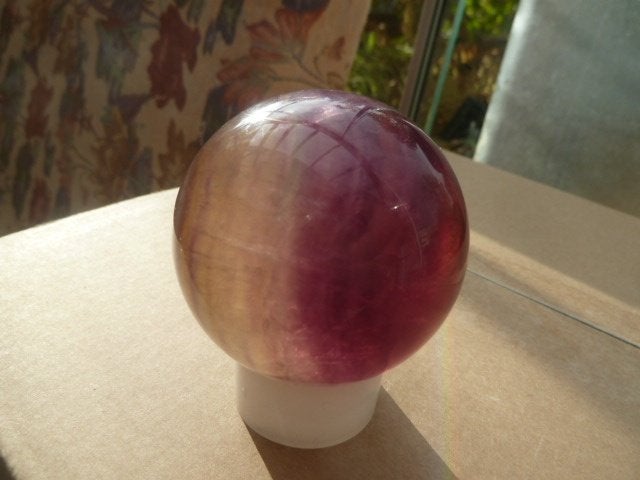 bal / bol van regenboog fluoriet, Ophalen of Verzenden, Nieuw