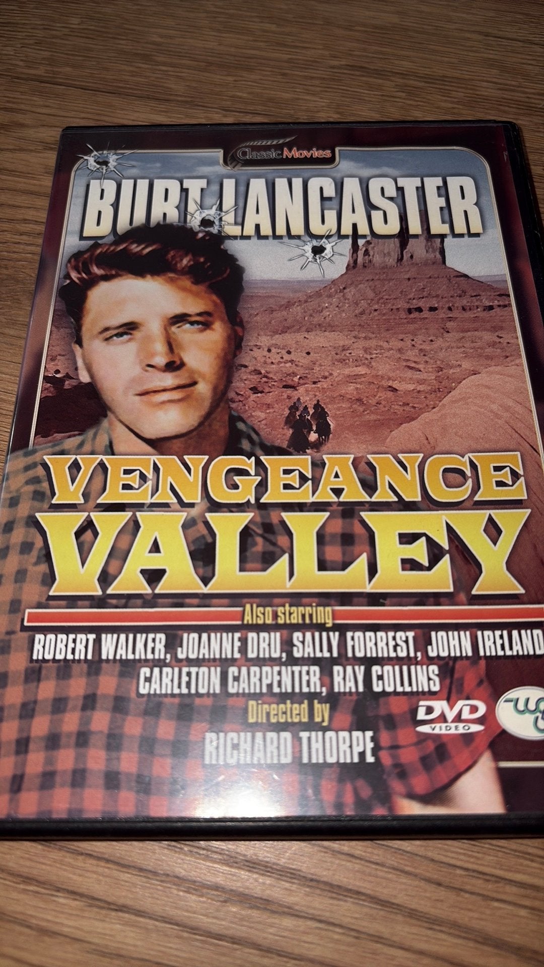Vengeance Valley met Burt Lancaster en Robert Walker., Cd's en Dvd's, Vanaf 16 jaar, Ophalen of Verzenden, Zo goed als nieuw, Actie en Avontuur