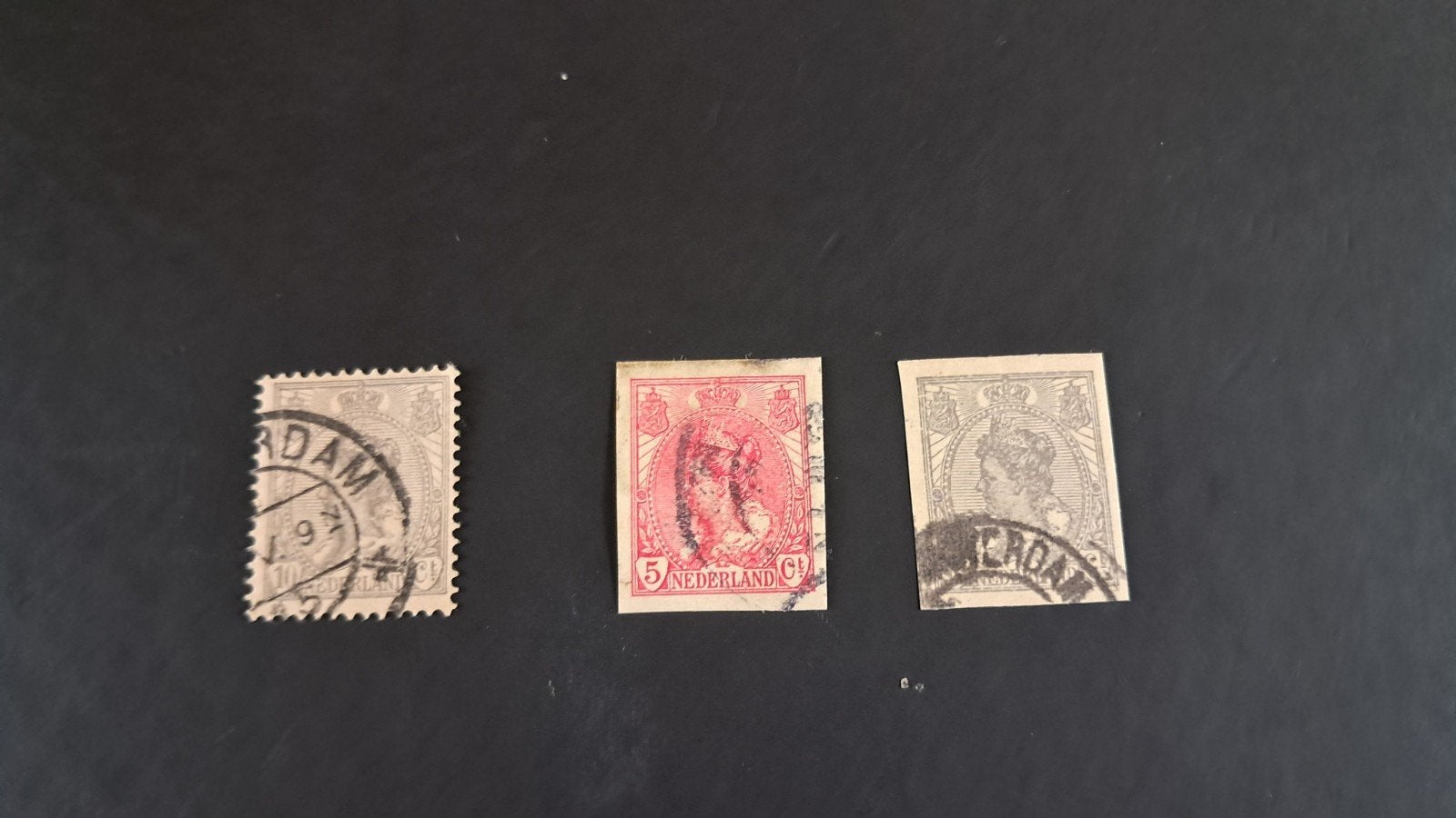 Nederland. Wilhelmina 1922 & 1923. # 81-82-83, Postzegels en Munten, Postzegels | Nederland, Ophalen of Verzenden, T/m 1940, Gestempeld