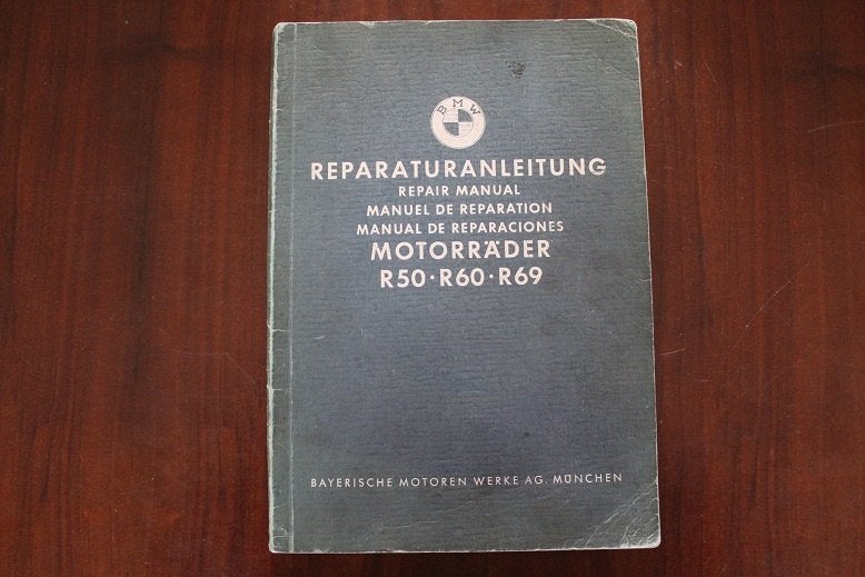BMW R50 R60 R69 1958 motorcycle repair manual anleitung, Ophalen of Verzenden, BMW