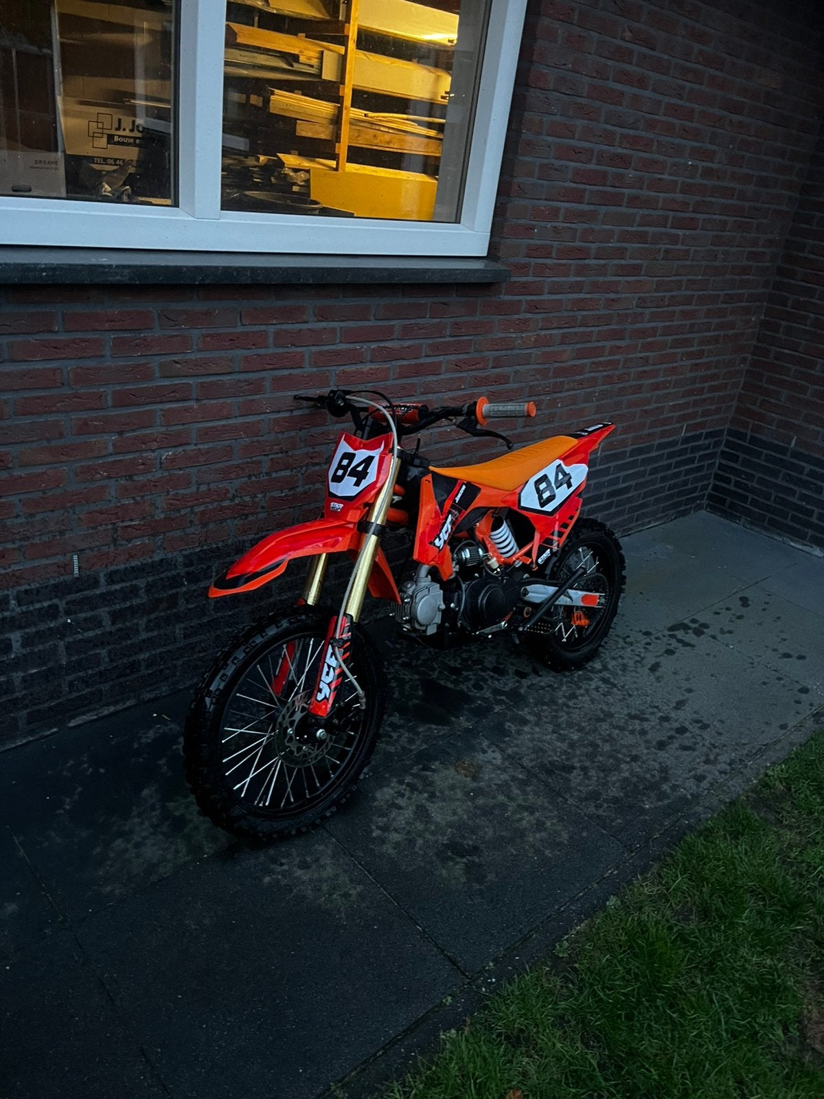 Pitbike ultra 125cc, Ophalen, Zo goed als nieuw, 125 cc, Pitbike