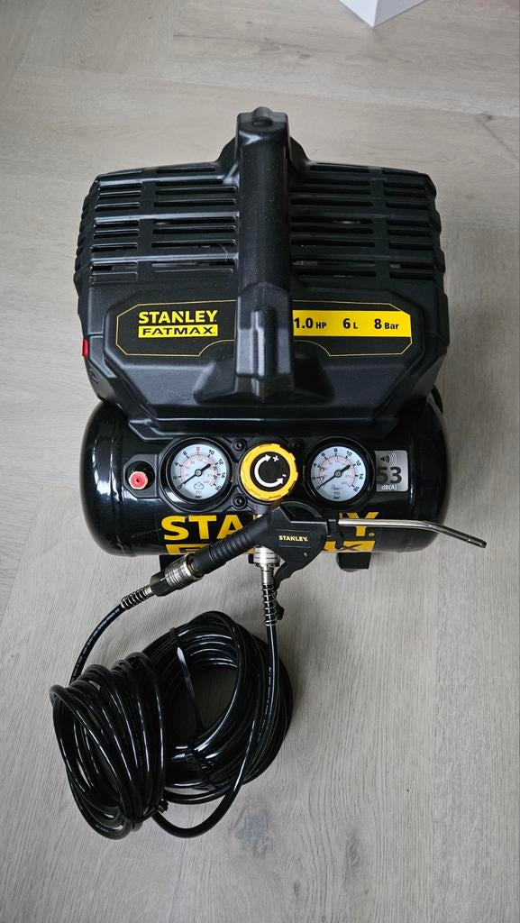 Stanley Fatmax Compressor 1.0 PK 6L 8 Bar, Ophalen of Verzenden