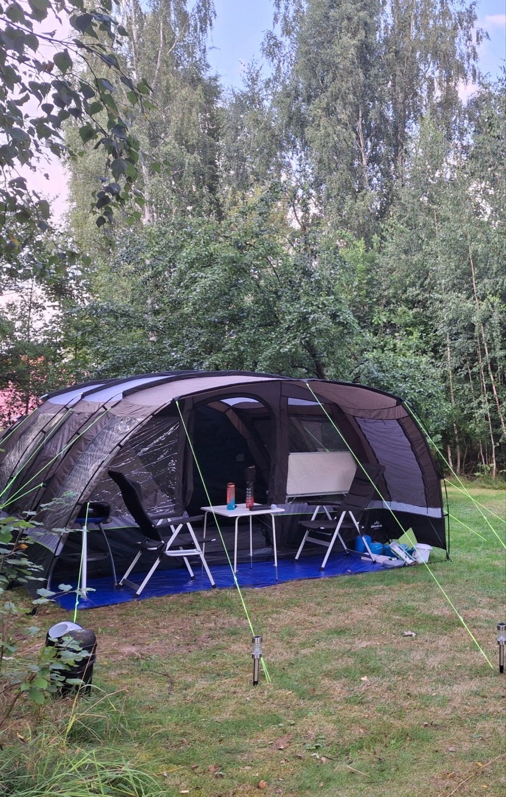 Obelink Dallas 6 XL Tent met vast ingenaaid grondzeil, Ophalen, Gebruikt, Tot en met 6