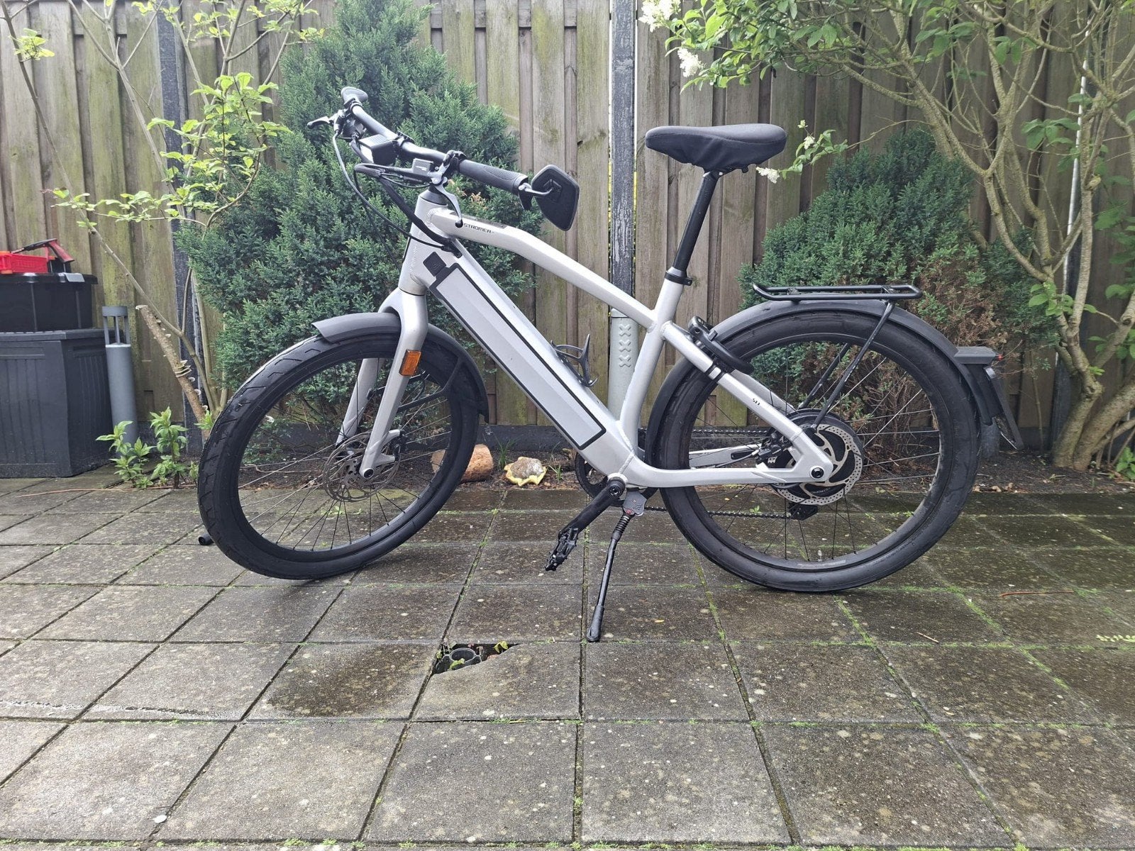 Stromer St1. 814 Wh. Incl ringslot, Helm en fietstas., Fietsen en Brommers, Elektrische fietsen, 51 tot 55 cm, Ophalen, Zo goed als nieuw
