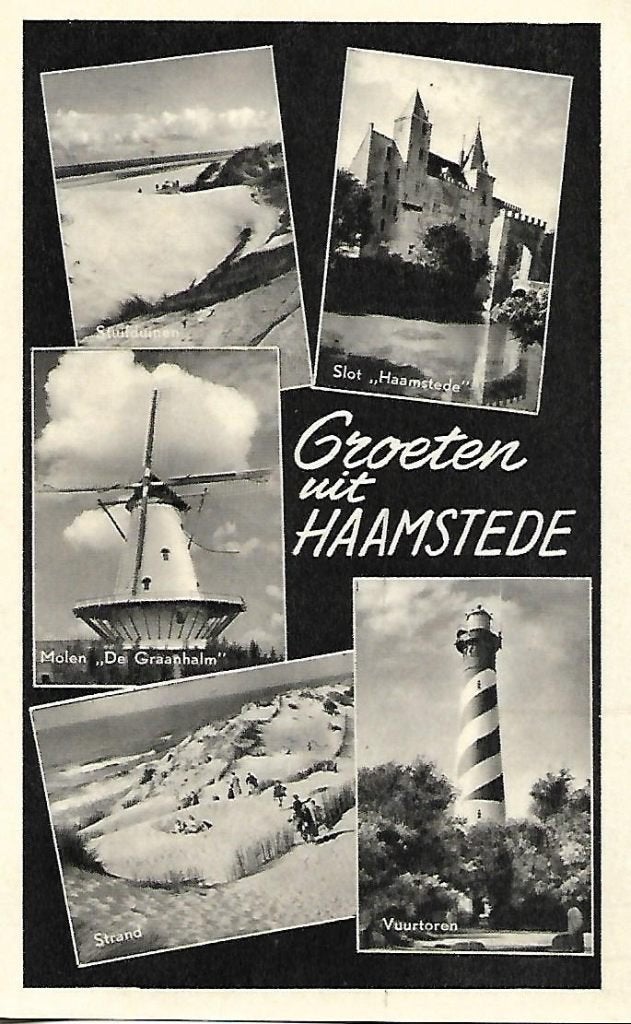 Haamstede- -5-luik., Verzenden, 1960 tot 1980, Gelopen, Zuid-Holland