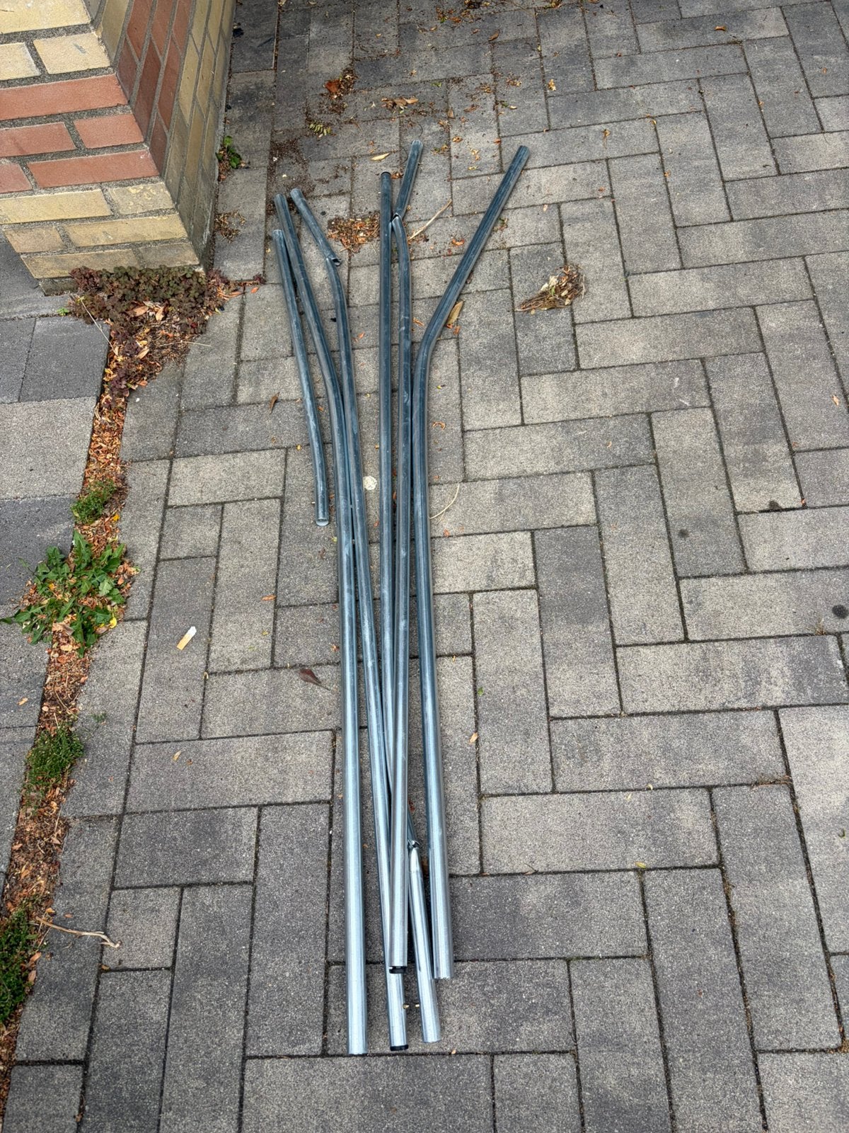 Gratis - tentstokken voor recycling/ijzer, Doe-het-zelf en Verbouw, Metalen, Ophalen of Verzenden, Gebruikt, IJzer