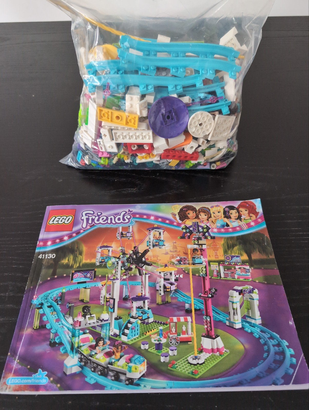 LEGO Friends 41130 Pretpark Achtbaan - Compleet, Gebruikt, Lego, Friends, Ophalen of Verzenden