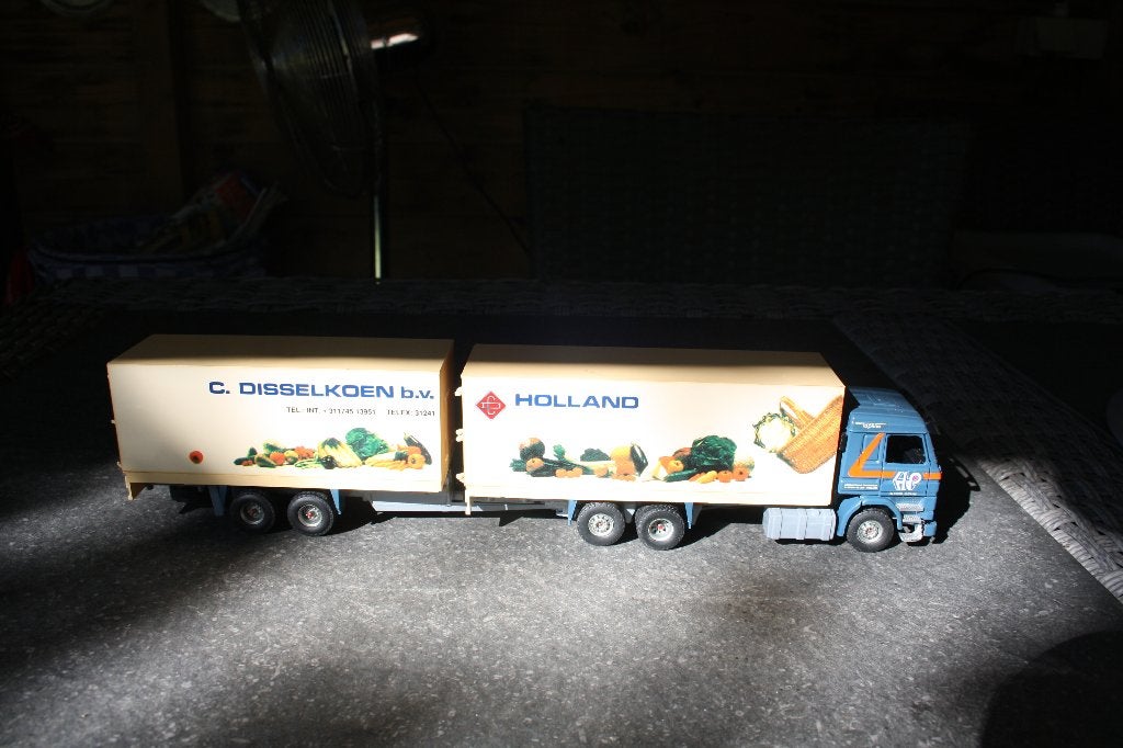 Tekno Scania wipcar loop of sloop, Ophalen of Verzenden, Gebruikt, Bus of Vrachtwagen, Tekno