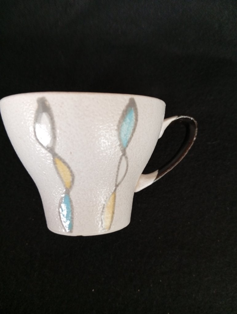 de stenen kater atelier kopje fifties pastelkleurig, Antiek en Kunst, Ophalen of Verzenden