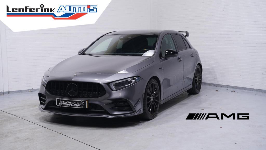 Mercedes-Benz A-klasse 250 Premium Plus Panodak Burmester So, Gebruikt, 4 cilinders, Leder en Stof, 1600 kg
