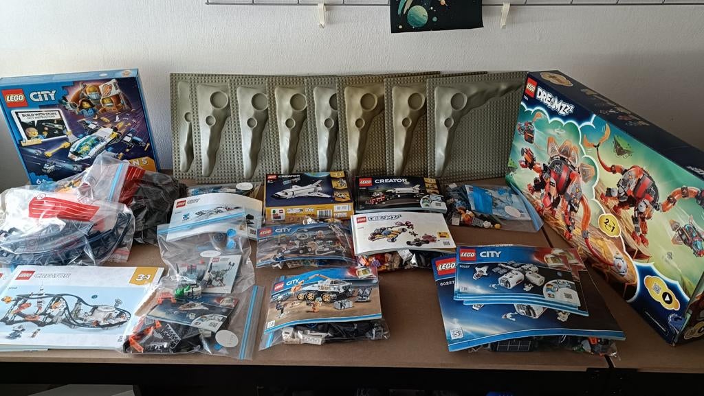 Grote partij Lego thema ruimtevaart/ space, Compleet, Lego, Ophalen of Verzenden, Zo goed als nieuw