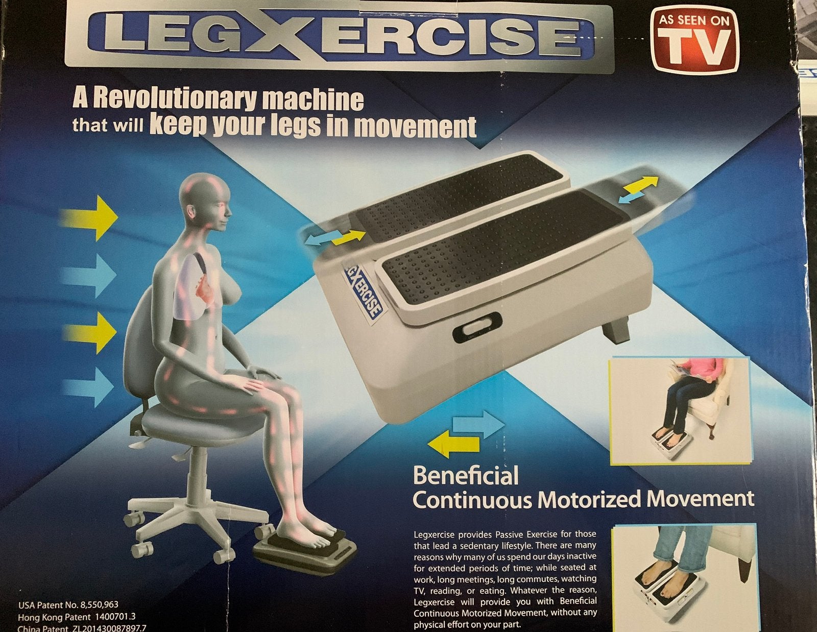 Massage Benen,voeten  apparaat LegX Ercise, Sport en Fitness, Ophalen of Verzenden, Zo goed als nieuw, Benen, Overige typen
