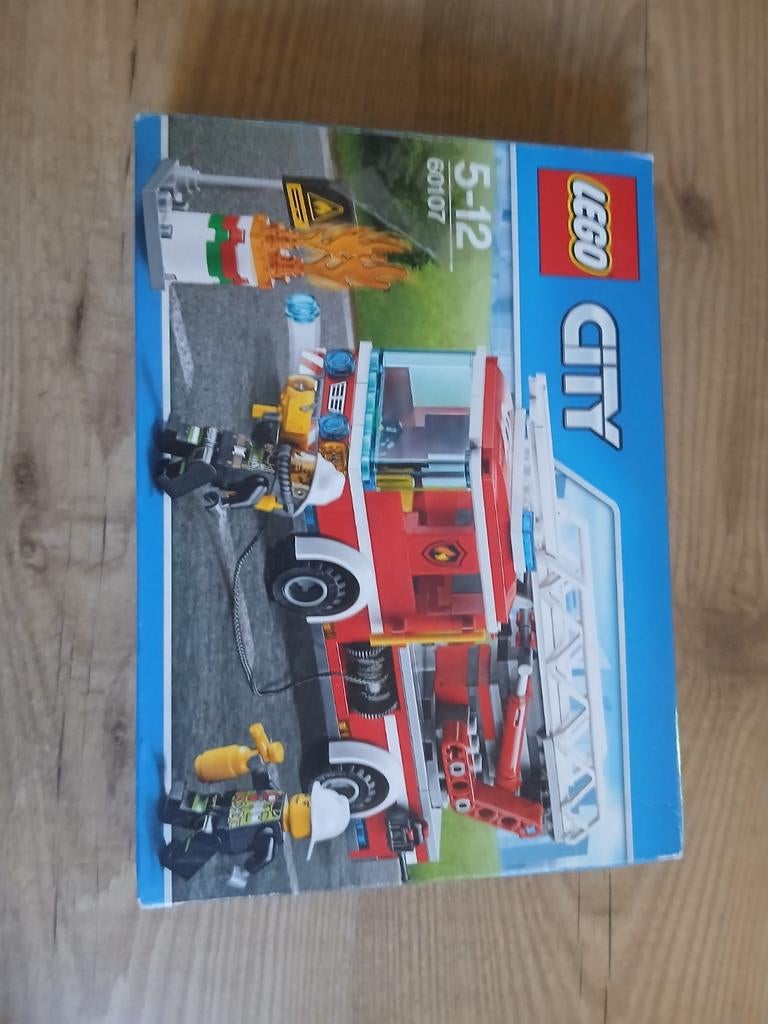 LEGO City Brandweerwagen 60107 - Zo goed als nieuw, City, Lego, Ophalen of Verzenden, Zo goed als nieuw