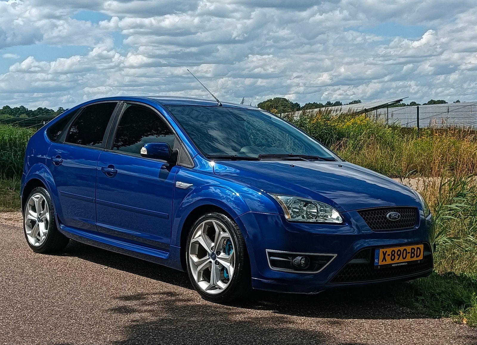 Ford Focus 2.5 20V Turbo 166KW 5D 2006 Blauw, Auto's, Blauw, 1337 kg, 2521 cc, 11 km/l