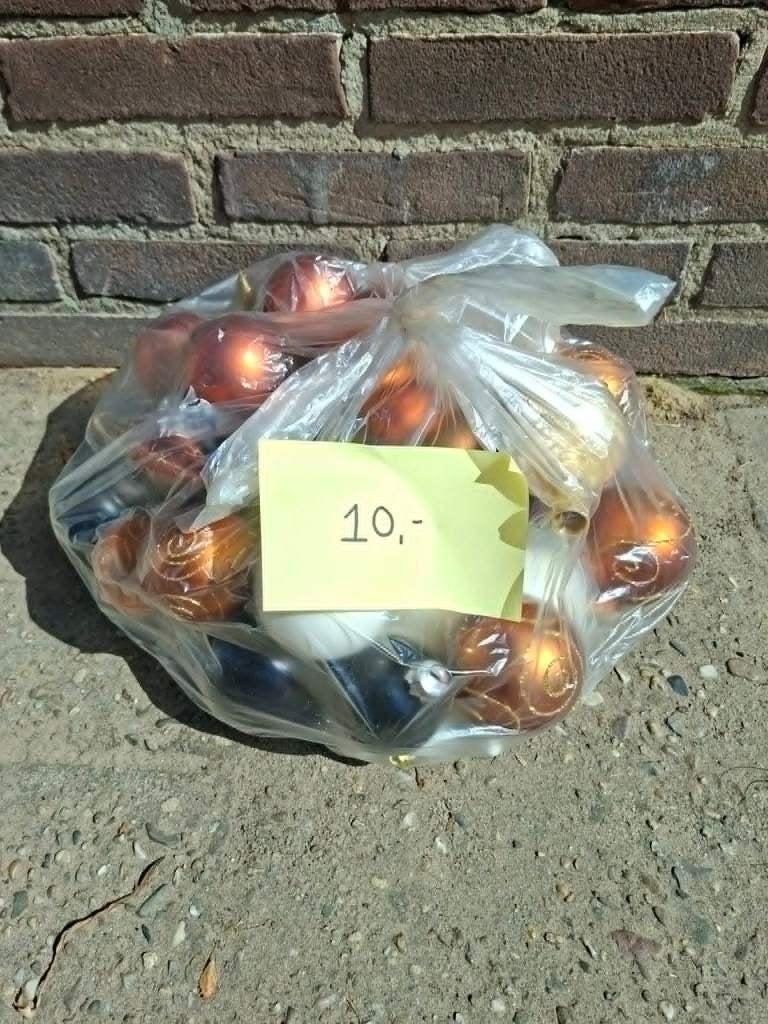 Kerstballen + piek, Diversen, Kerst, Ophalen, Zo goed als nieuw