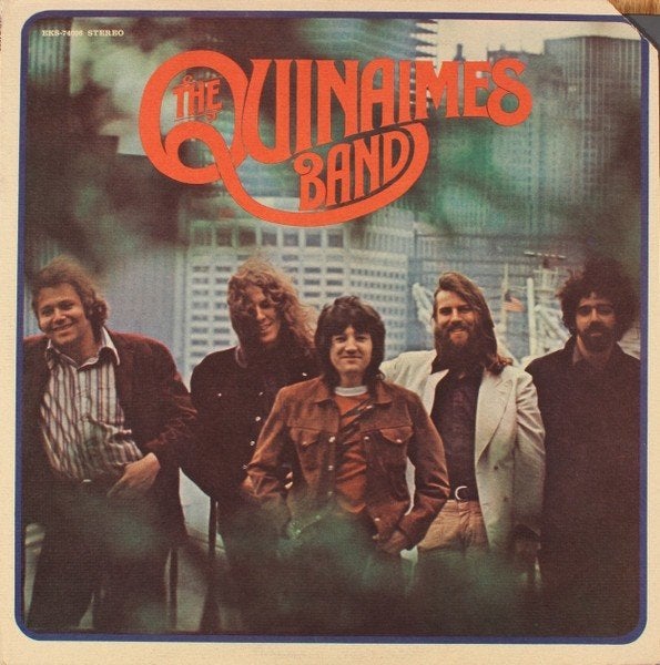 LP THE QUINAIMES BAND - SAME, Cd's en Dvd's, Vinyl | Rock, Zo goed als nieuw, Fotohoes, Inclusief binnenhoes, Inclusief insert