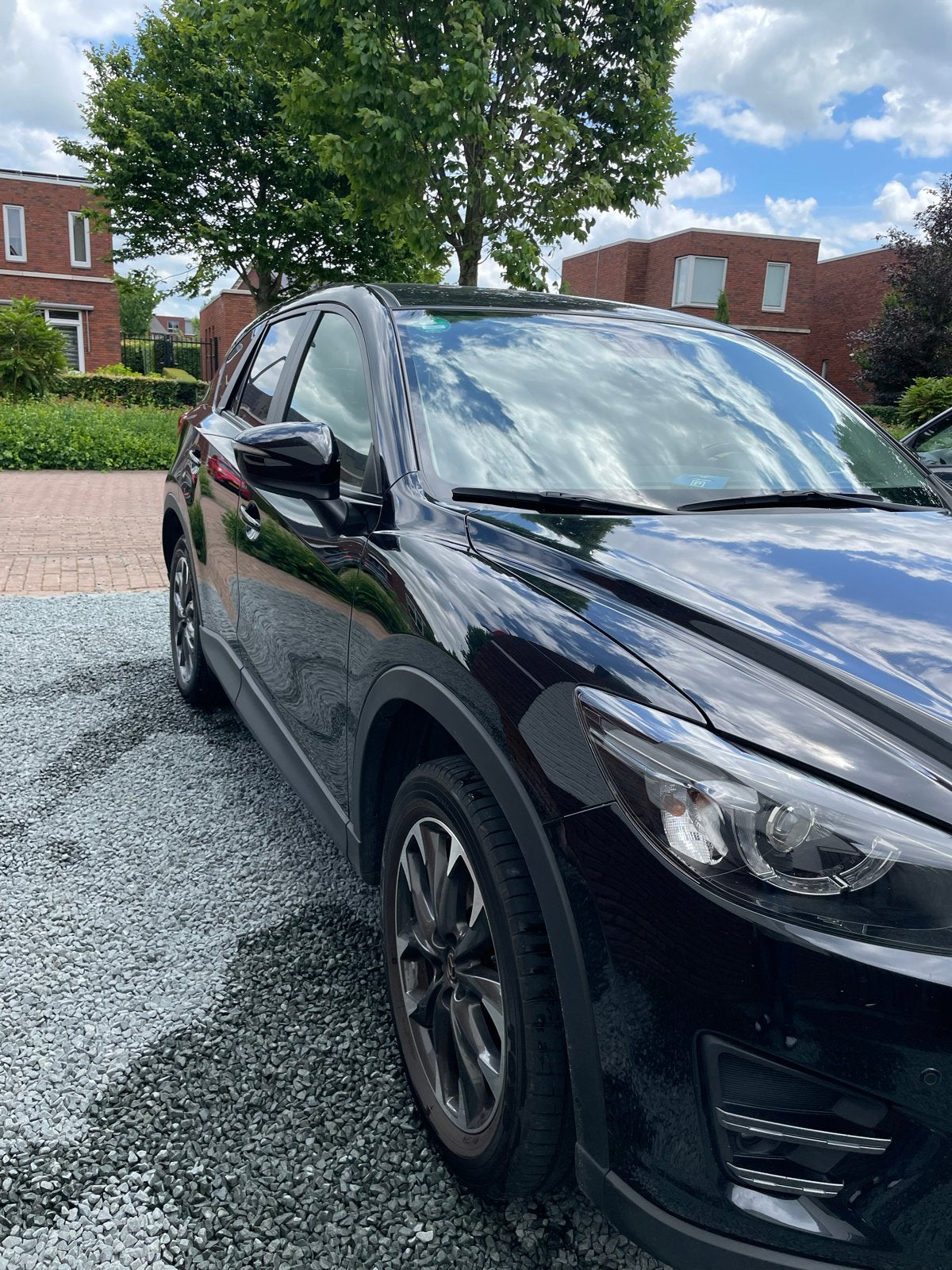 Mazda CX-5 2.0 Skyactiv-g 165pk 2WD 2017 Zwart, Auto's, Voorwielaandrijving, 1998 cc, Stof, Zwart