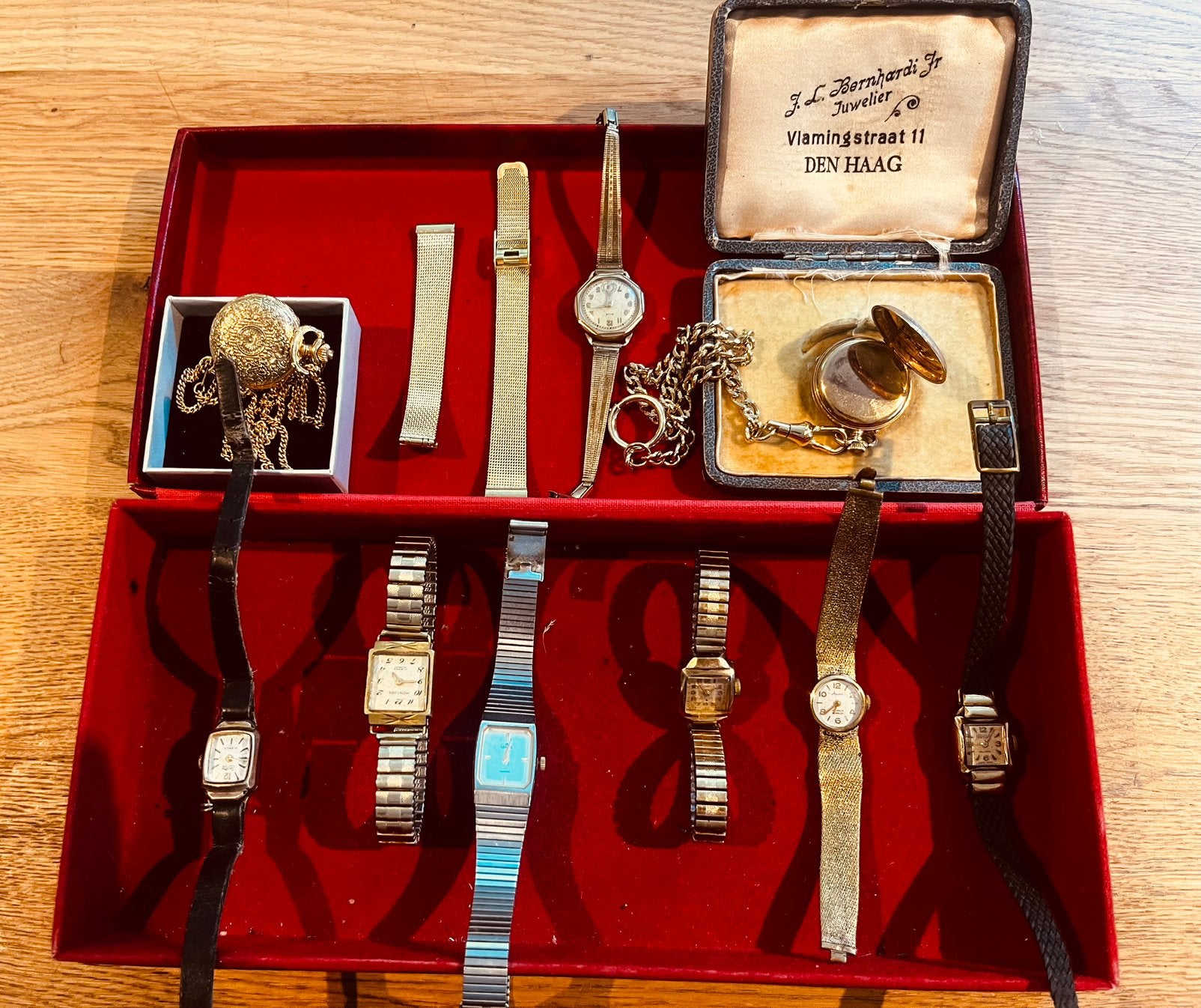 Diverse antieke  horloges, Sieraden, Tassen en Uiterlijk, Horloges | Antiek, Verzenden, Goud, Overige merken