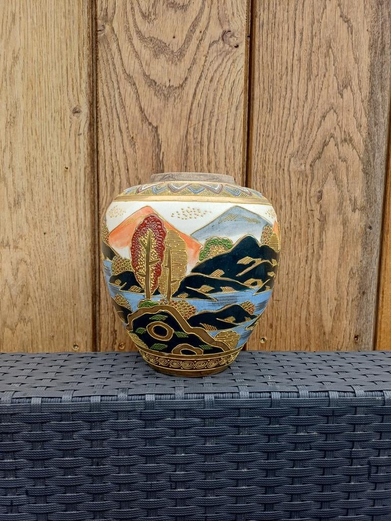Antieke Japanse Satsuma vaas, Ophalen