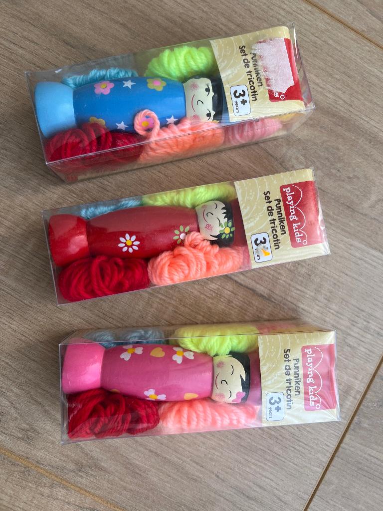 Punnik setten 3 stuks, Compleet, Overige thema's, Overige typen, Nieuw