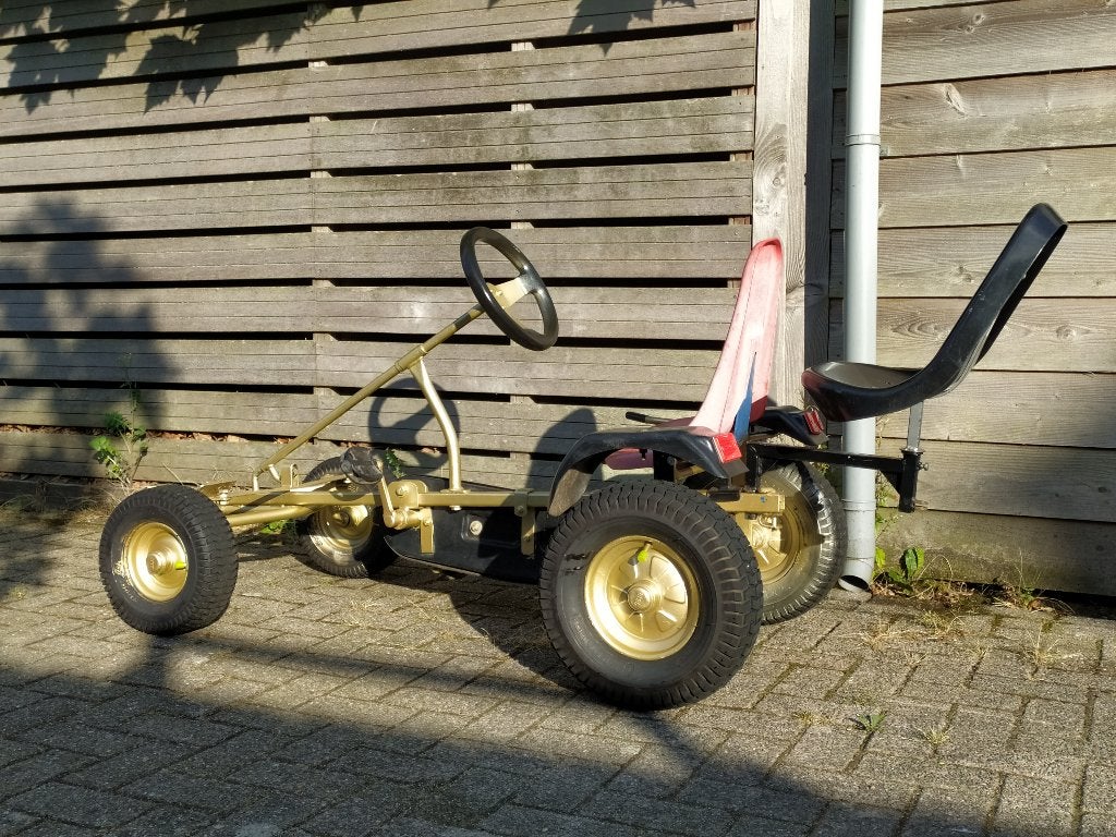 Goudkleurige BERG skelter met extra zitje, Ophalen, Gebruikt, Berg, Duozit