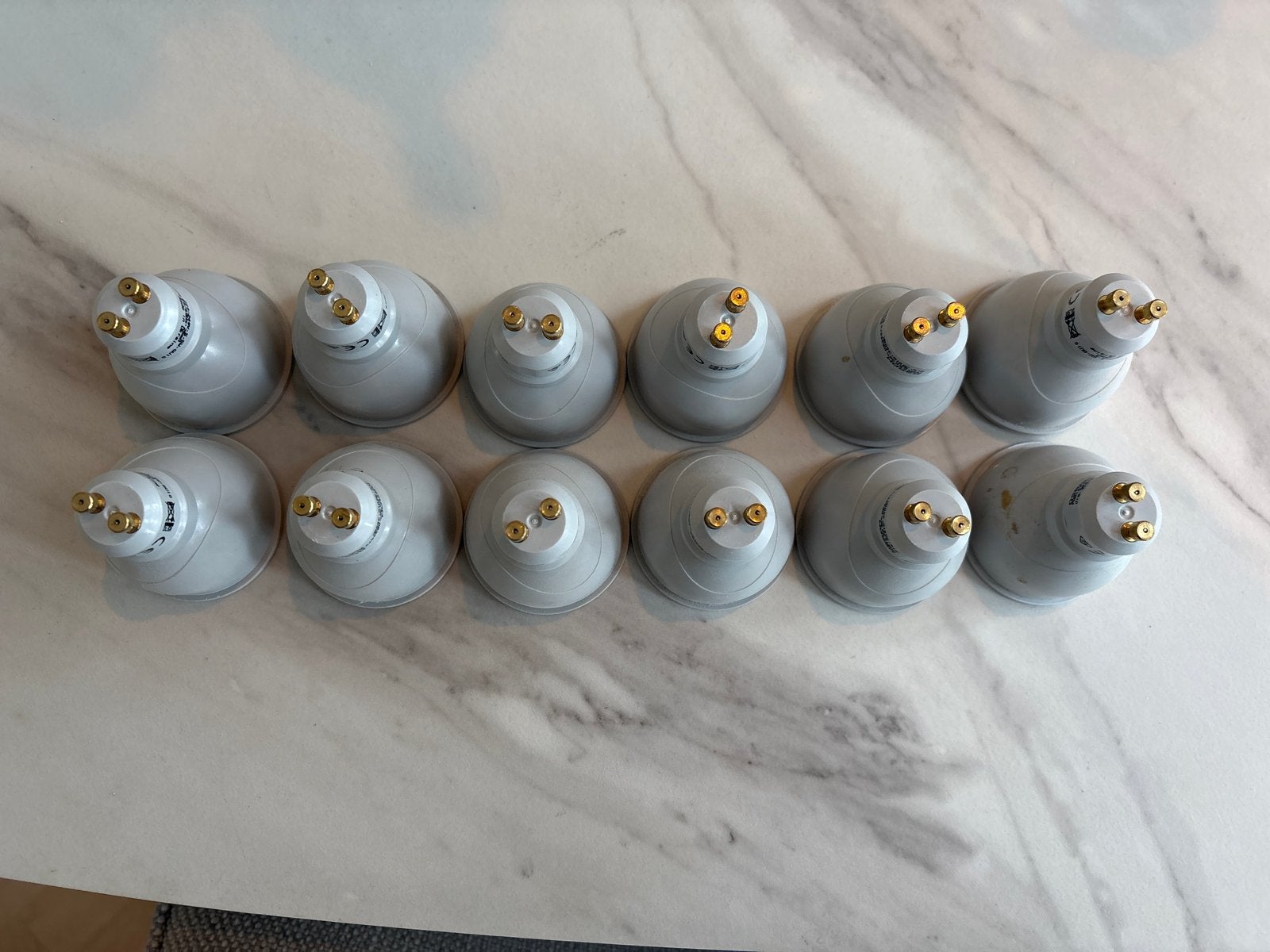 12x Osram GU10 Spots - 5.5W LED Lampen Warm Wit, Led-lamp, Osram, GU10, Dimbaar