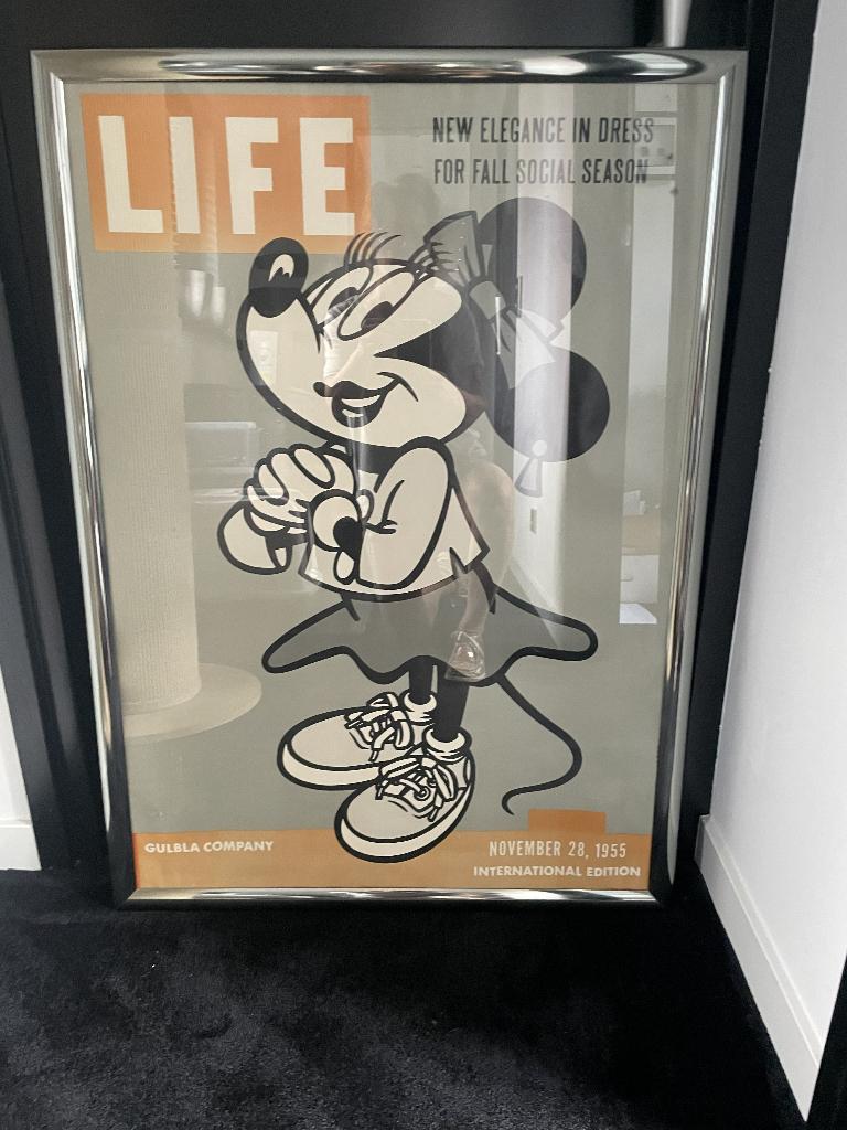 Poster Minnie Mouse, Verzamelen, Disney, Ophalen of Verzenden, Mickey Mouse, Zo goed als nieuw, Plaatje of Poster
