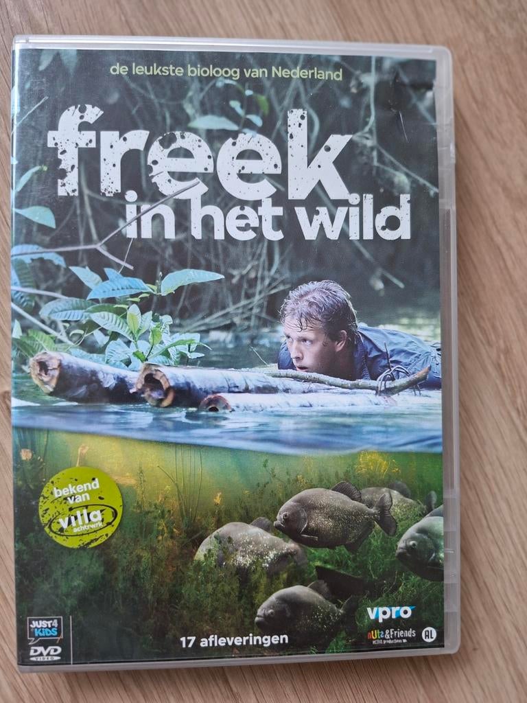 Freek in het Wild DVD - 17 afleveringen, Gebruikt, Alle leeftijden, Ophalen of Verzenden, Dieren