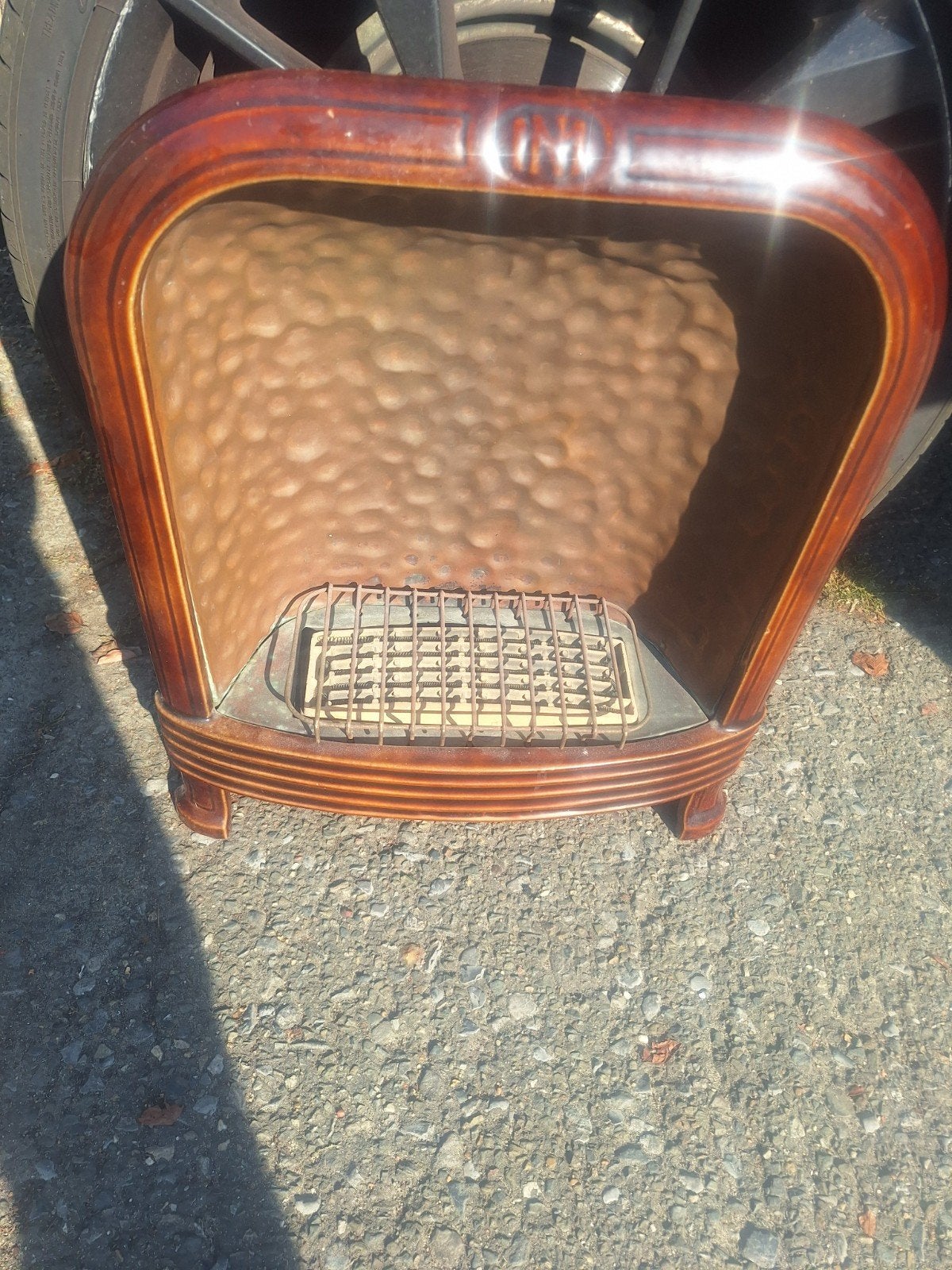 Art Deco Straalkachel 1935 - Vintage Elektrische Kachel, Ophalen of Verzenden