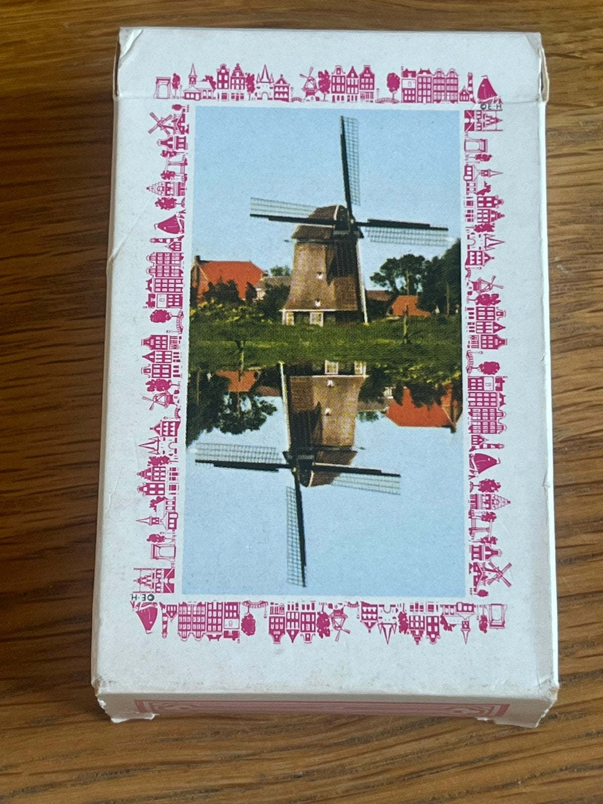 Vintage Carta Mundi speelkaarten – Hollandse molen – Belgium, Verzenden, Zo goed als nieuw, Speelkaart(en)