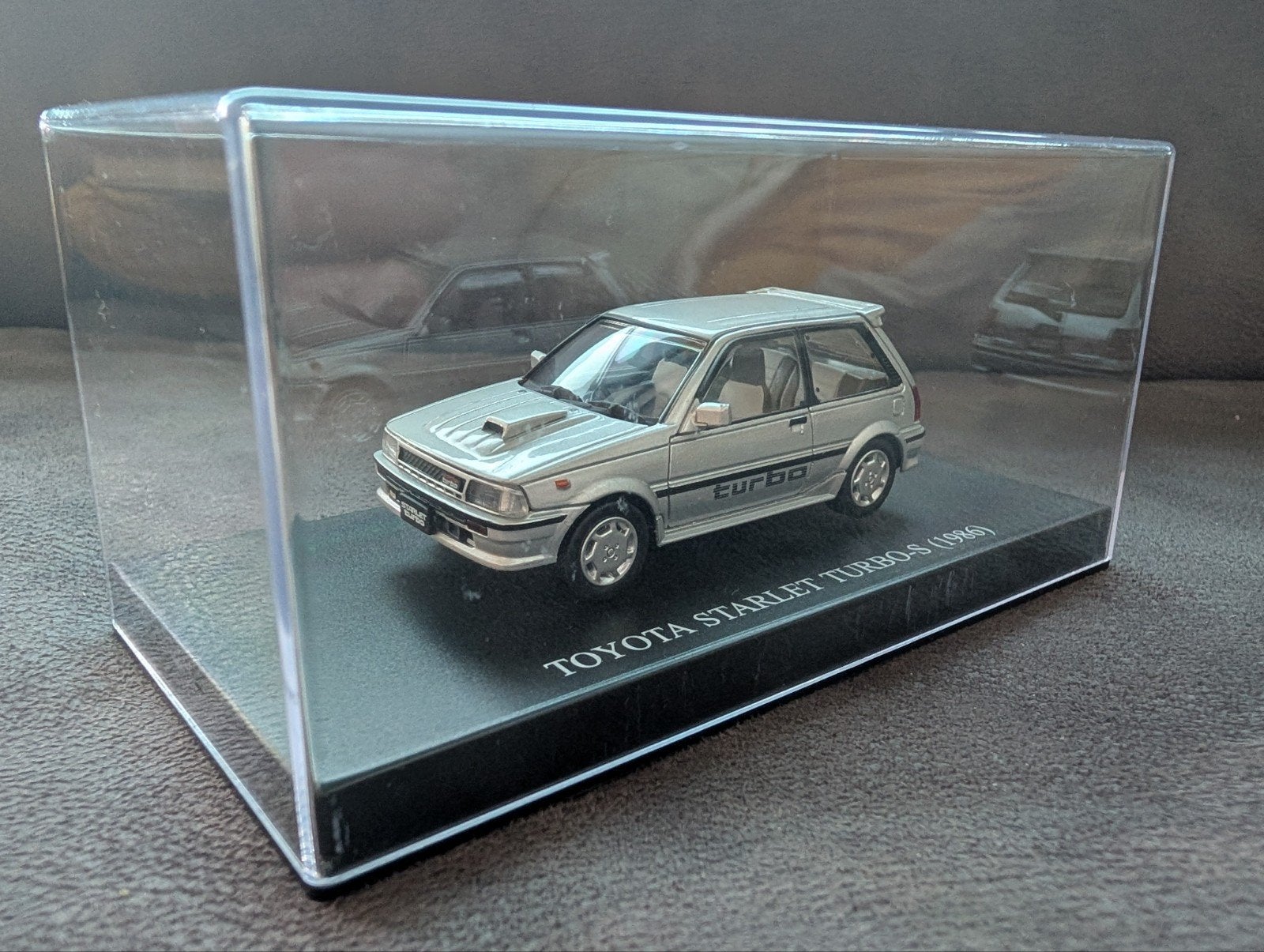 Toyota Starlet Turbo-S (1986) DISM modelauto, Ophalen of Verzenden, Zo goed als nieuw, Overige typen