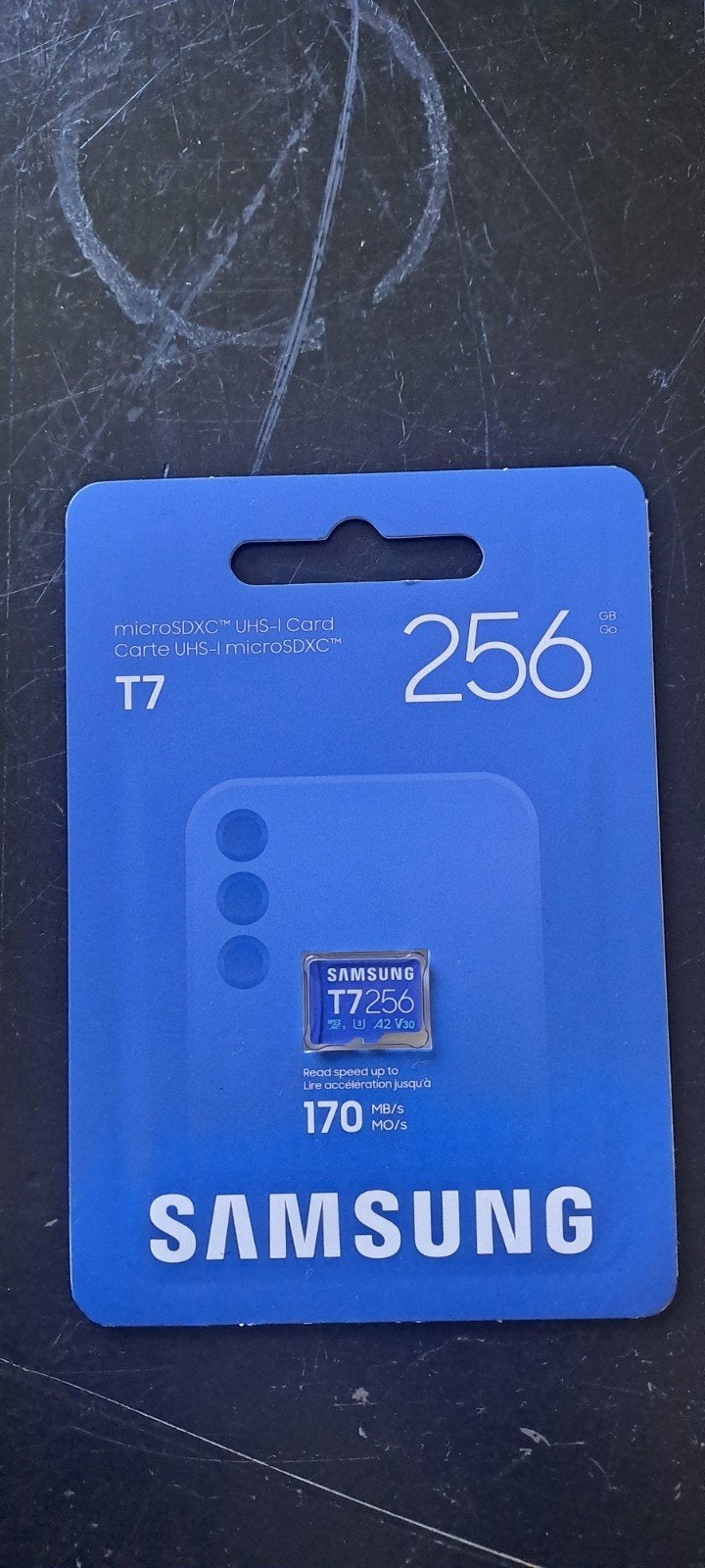 Samsung MicroSDXC UHS-I Card  T7 256GB - Nieuw & Geseald, Nieuw, Ophalen of Verzenden, Geschikt voor 4K video, Samsung