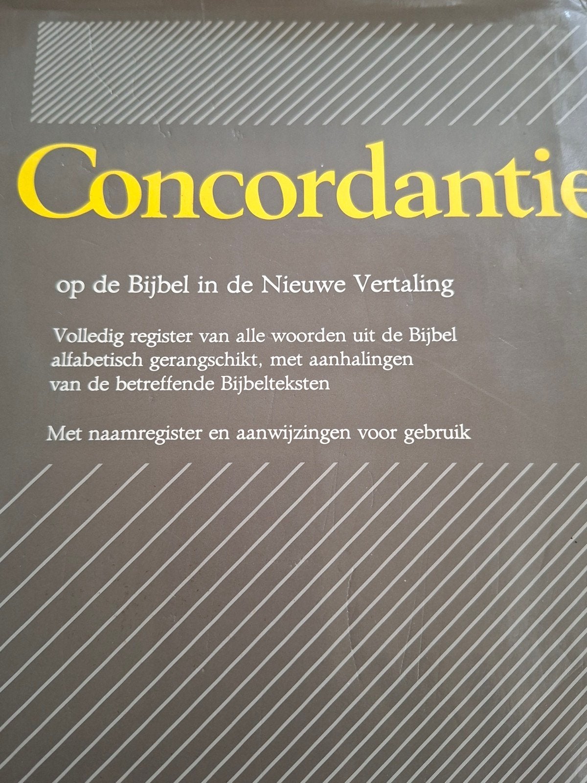 Concordantie op de Bijbel in de Nieuwe Vertaling, Ophalen, Zo goed als nieuw, Christendom | Protestants