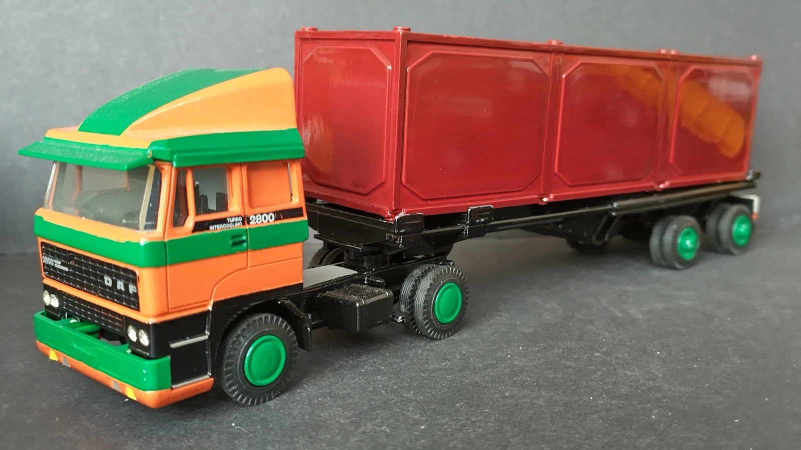 Daf 2800 Container Truck 1:50 Lion Car Pol, Verzenden, ., Zo goed als nieuw, .