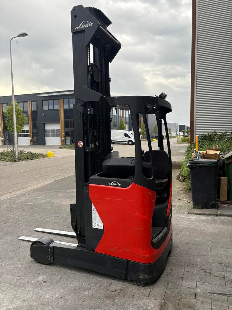 Linde R 14, goede bat, stoelverwarming, 1000 tot 2000 kg, Ophalen of Verzenden, Elektrisch, Reachtruck