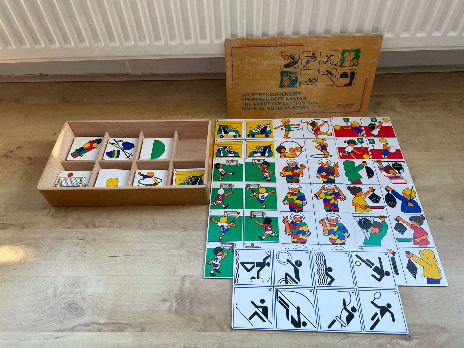 Educo Houten Sportbegrippenkist / Sorteerspel, Ophalen of Verzenden, Zo goed als nieuw, Ontdekken