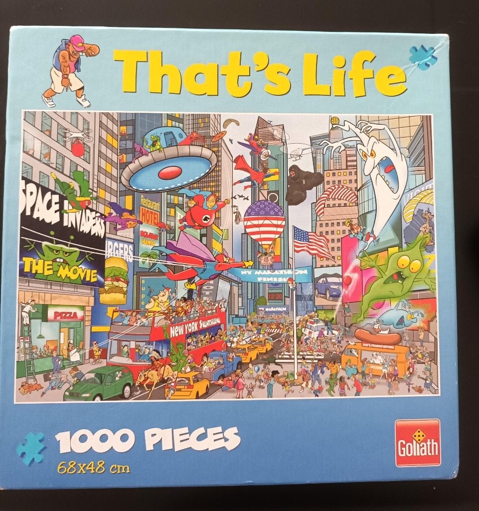 Puzzel That's Life New York 1000 stukjes, Ophalen of Verzenden, 500 t/m 1500 stukjes, Zo goed als nieuw, Legpuzzel