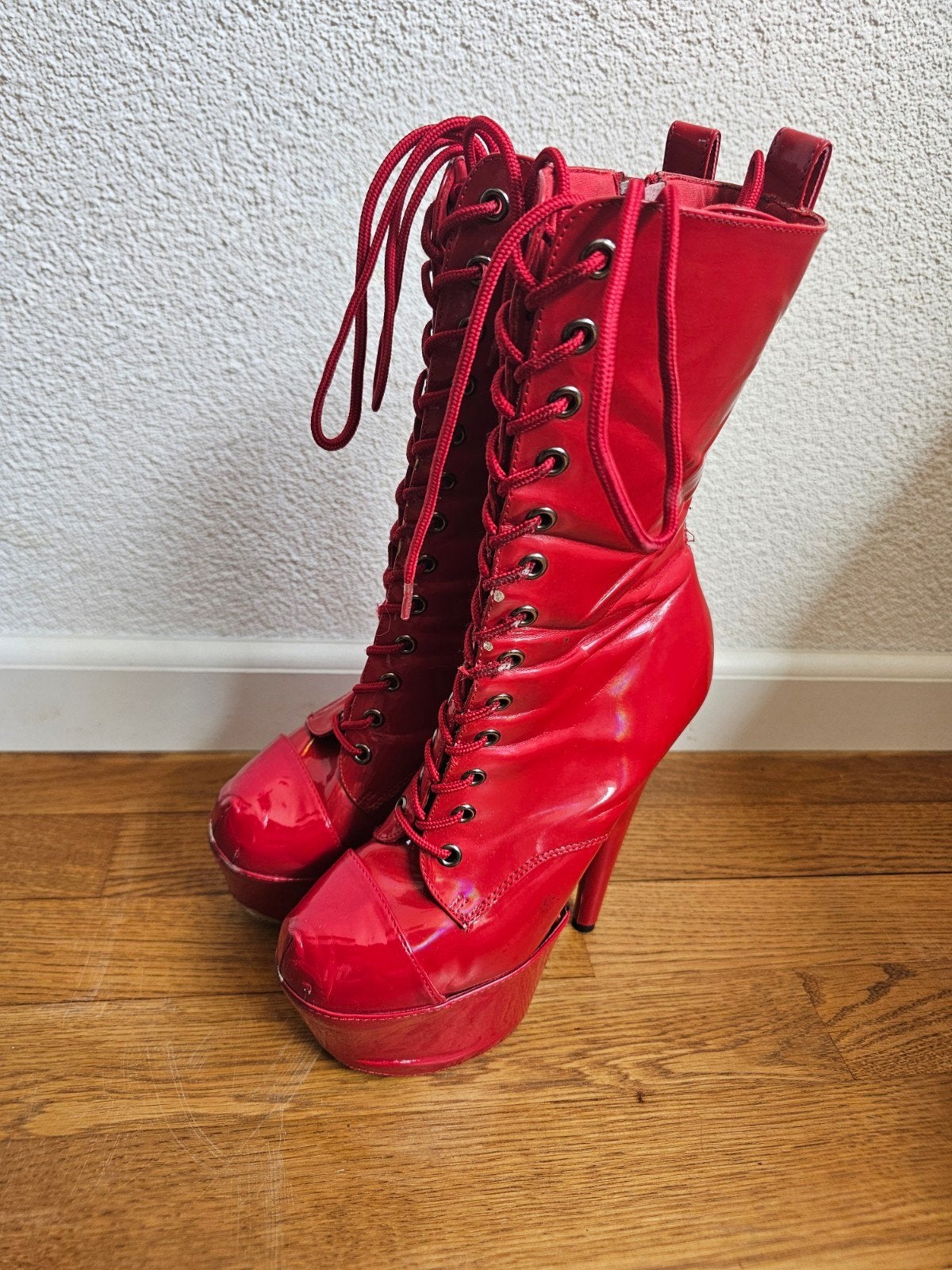 Pleaser adore rood mt 38 Holographic 1040 WR-HG, Kleding | Dames, Schoenen, Ophalen of Verzenden, Nieuw, Rood