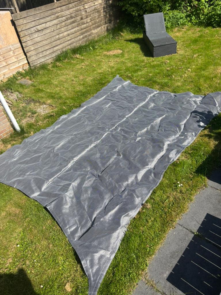 Nesling schaduwdoek 300 cm x 400 cm, Tuin en Terras, Schaduwdoeken, Ophalen, Nieuw
