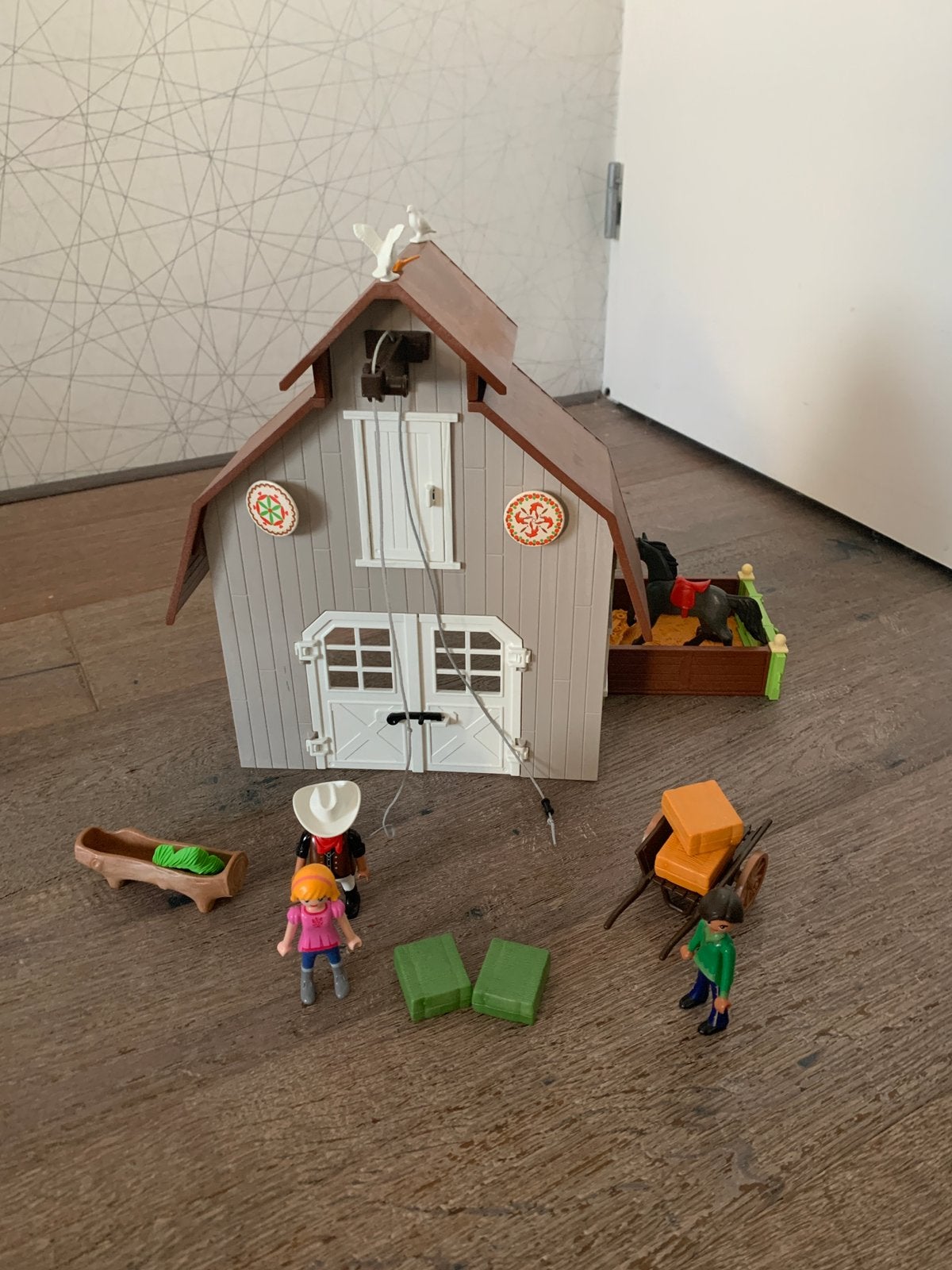 Playmobil - spirit serie - schuur - set 70118, Complete set, Ophalen of Verzenden, Zo goed als nieuw, Overige series