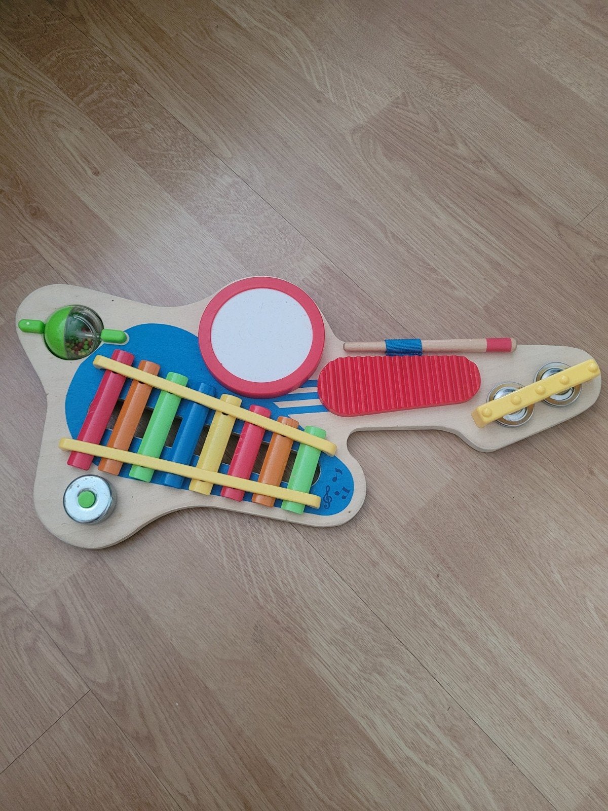 Houten muziekinstrument 6 in 1, Ophalen