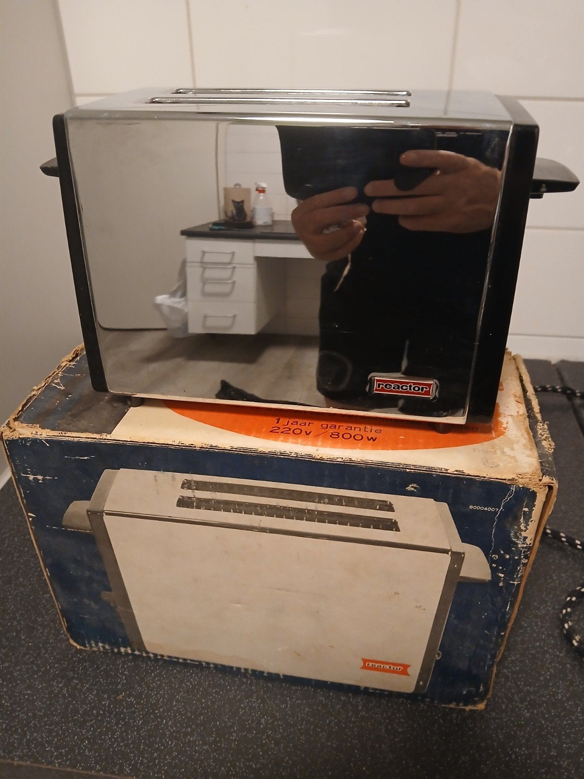 Vintage broodrooster in originele verpakking jaren 80, Ophalen of Verzenden