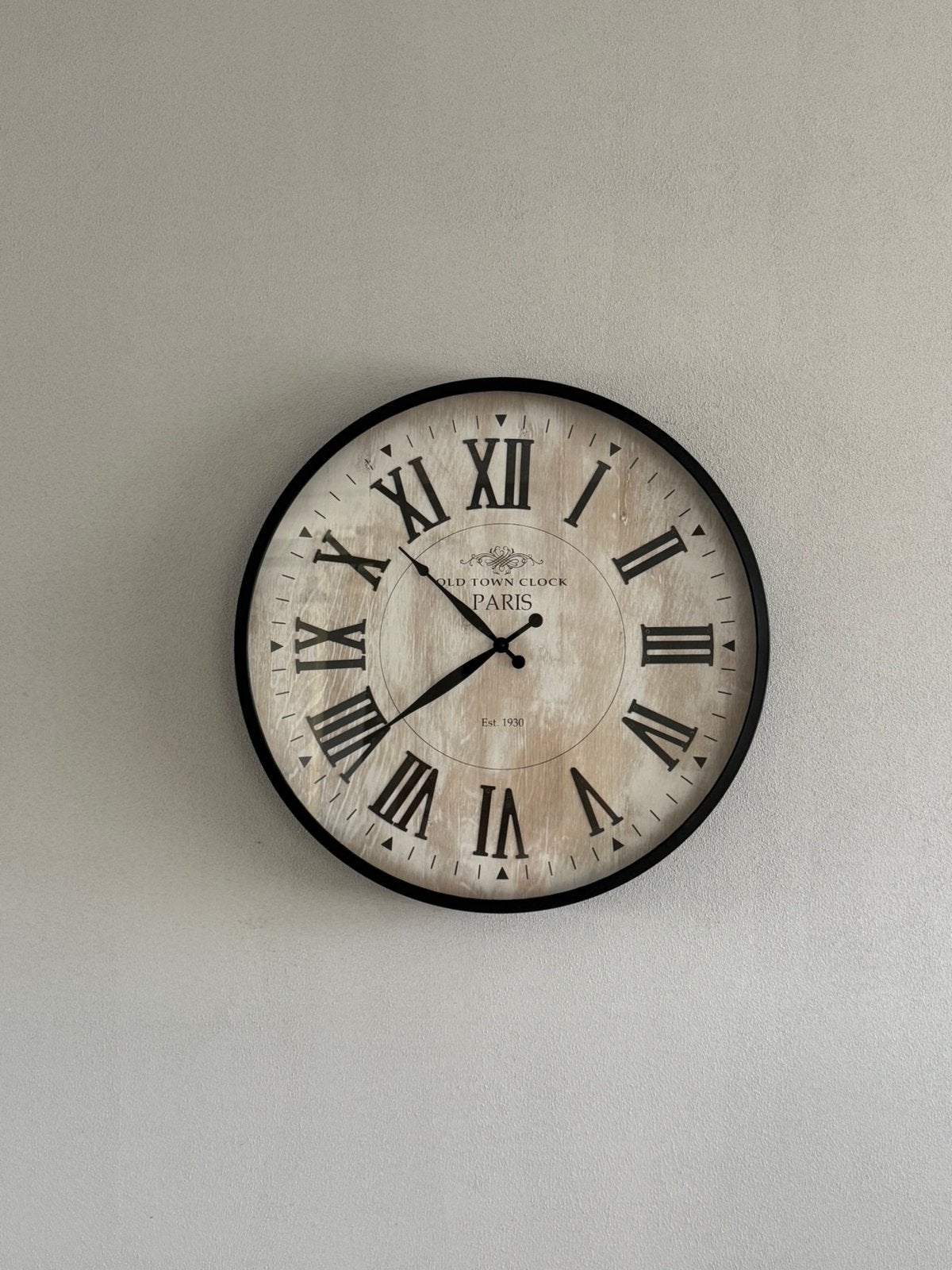 Mooie wandklok, Ophalen, Zo goed als nieuw, Wandklok
