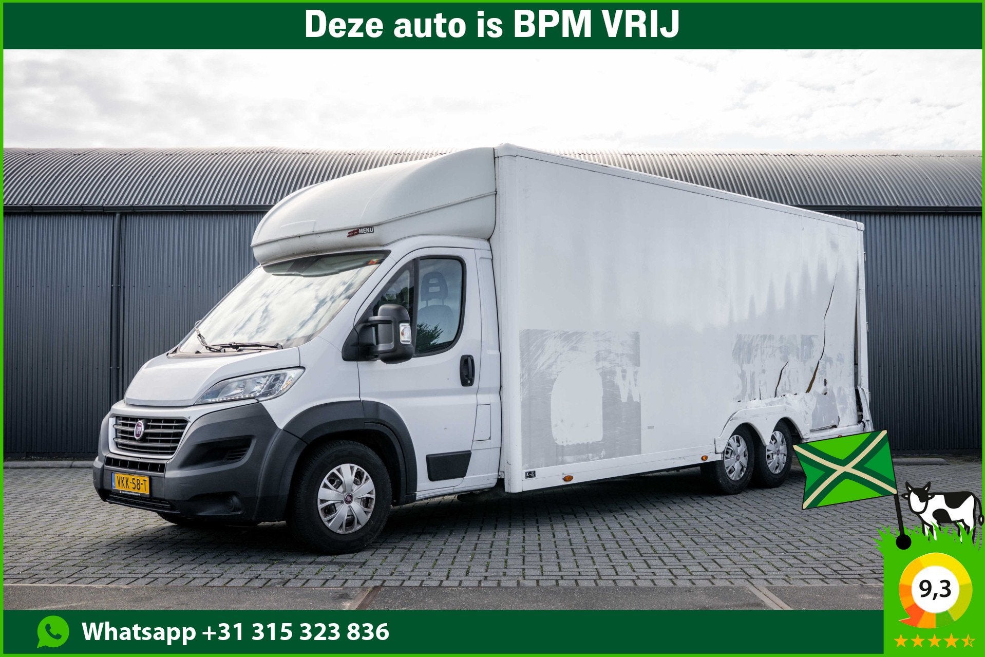 Fiat Ducato Al-Ko | 6-meter | 3-Zits | Camera | Cruise | Nav, Auto's, Stof, Gebruikt, Multifunctioneel stuurwiel, Wit