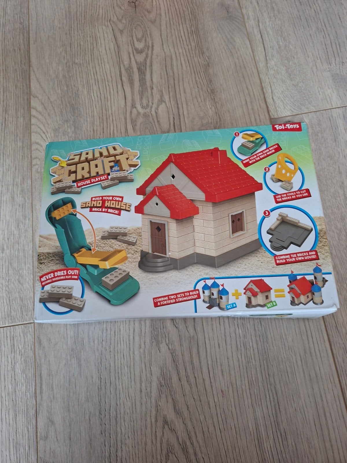 Sand Craft House Playset - Bouw je eigen zandhuis!, Ophalen, Gebruikt, Overige merken
