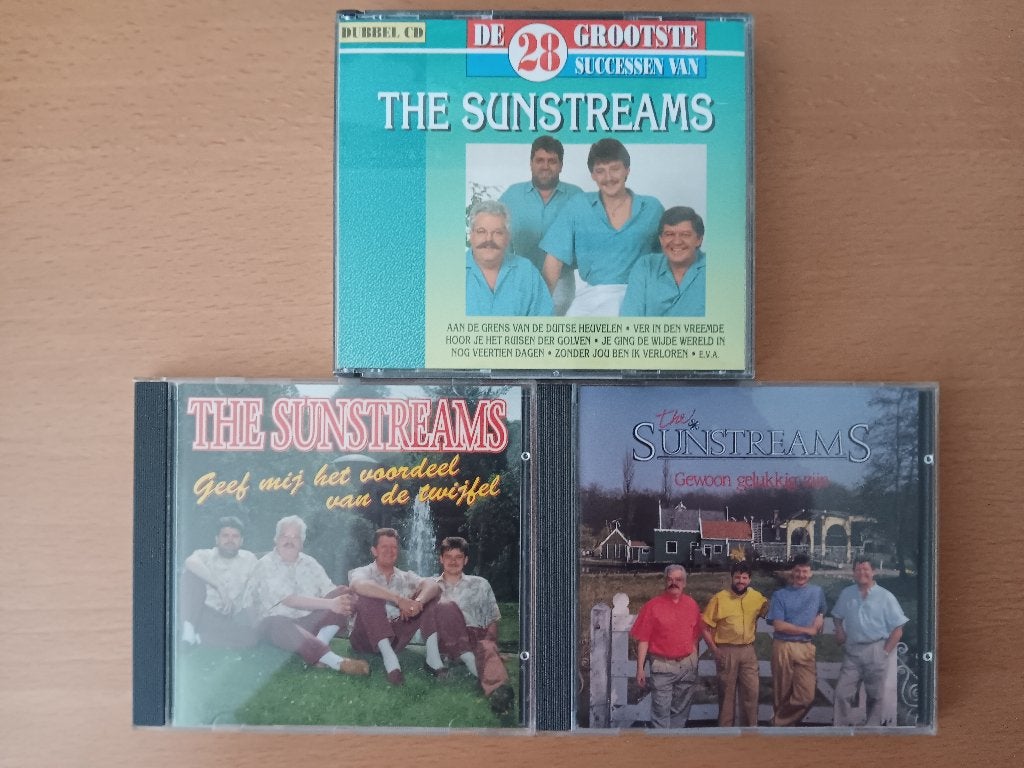 4 mooie originele cd's van de Sunstreams, Cd's en Dvd's, Ophalen, Gebruikt, Levenslied of Smartlap