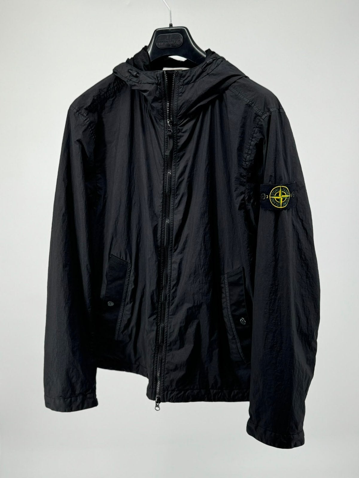 Stone Island Garment Dyed (nieuwe collectie) - Maat Large, Maat 52/54 (L), Stone, Zwart, Ophalen of Verzenden