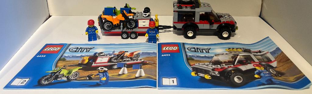 Lego 4433 Dirt Bike Transporter City Great Vehicles, Kinderen en Baby's, Speelgoed | Duplo en Lego, Ophalen of Verzenden, Zo goed als nieuw