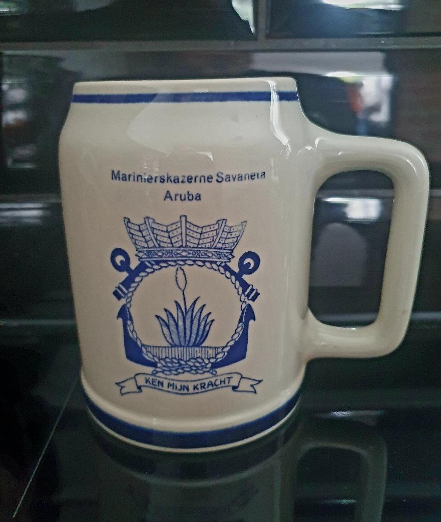 Bierpul Delftsblauw Koninklijke Marine, Verzamelen, Militaria | Algemeen, Ophalen of Verzenden, Marine, Nederland, Overige typen